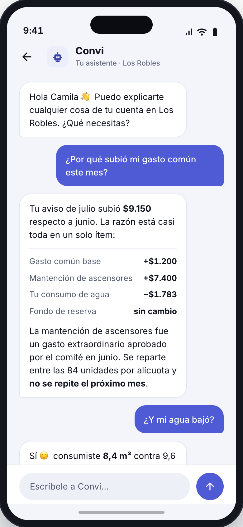Convi le explica su cuenta